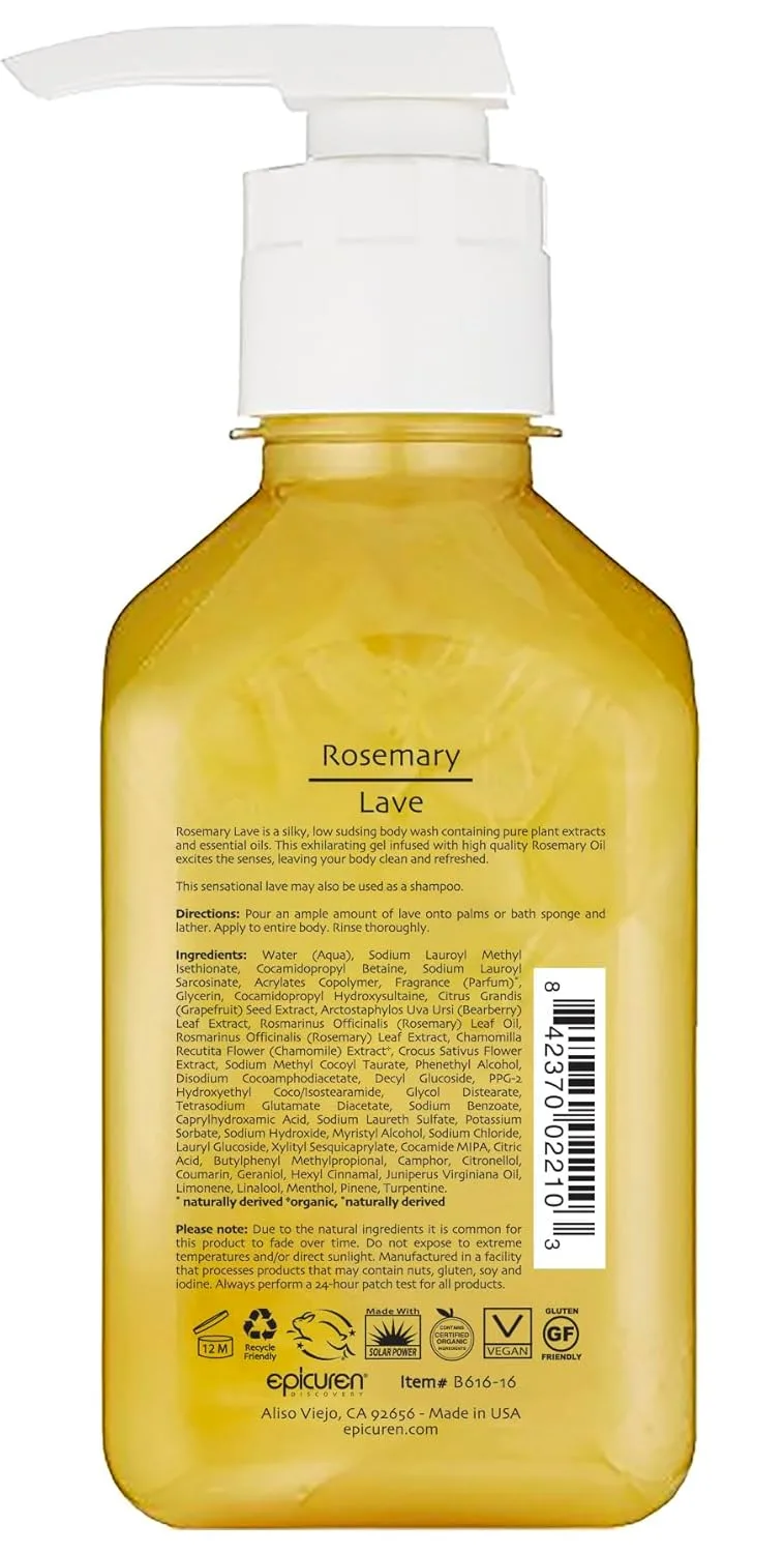 Epicuren Discovery Rosemary Lave, 2,5 жидких унции 453.60 г (1 шт.), Yellow to White Pastel Colors — фото 2