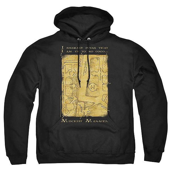 

Толстовка с капюшоном Harry Potter Marauders Map Interior Words Licensed Character