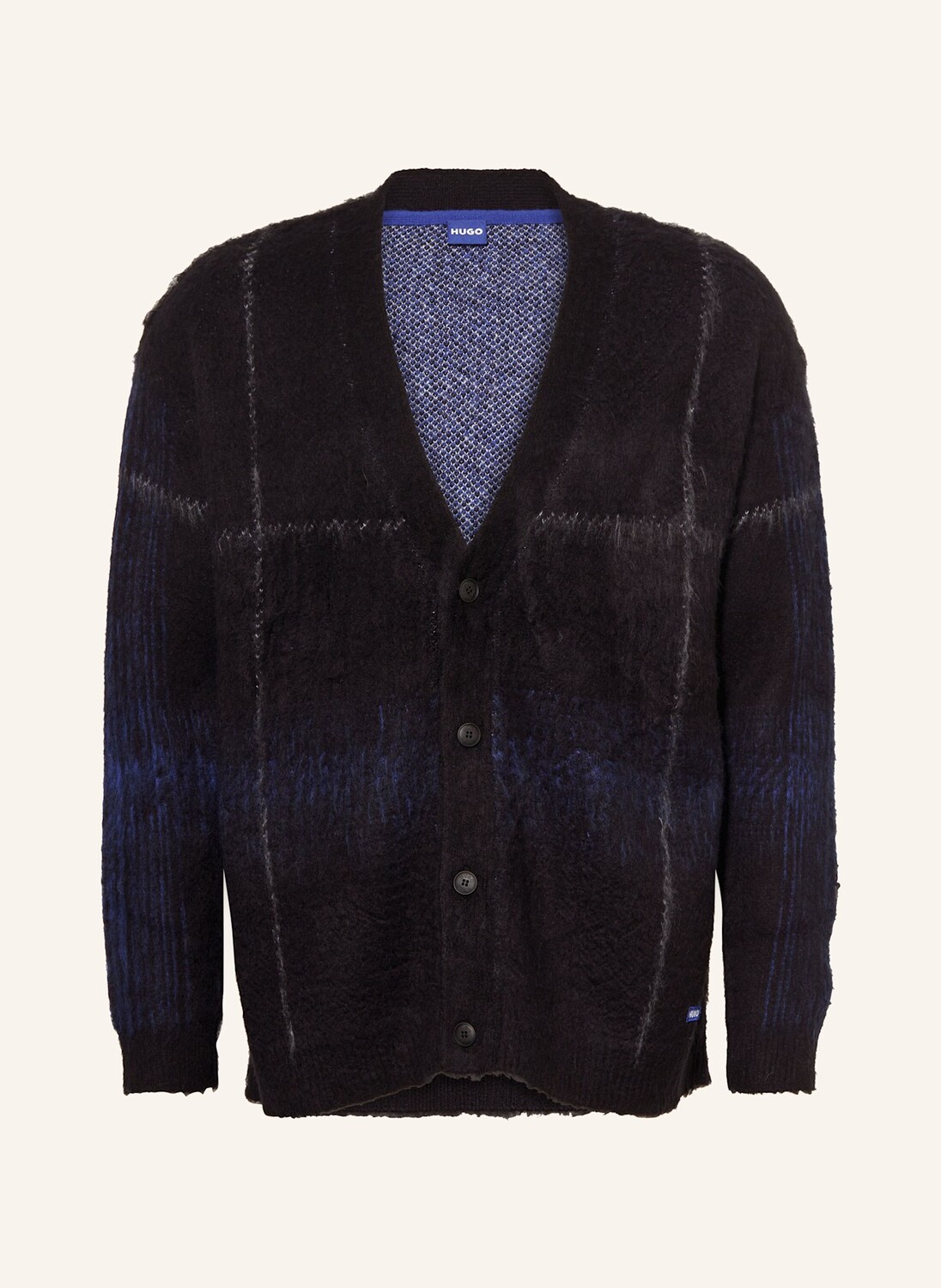 

Кардиган soena HUGO BLUE, цвет SCHWARZ/DUNKELBLAU