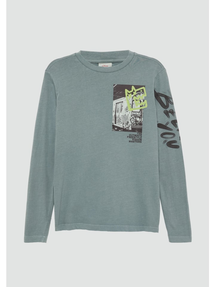 

Футболка цвета 9515_сланцево-серый s.Oliver