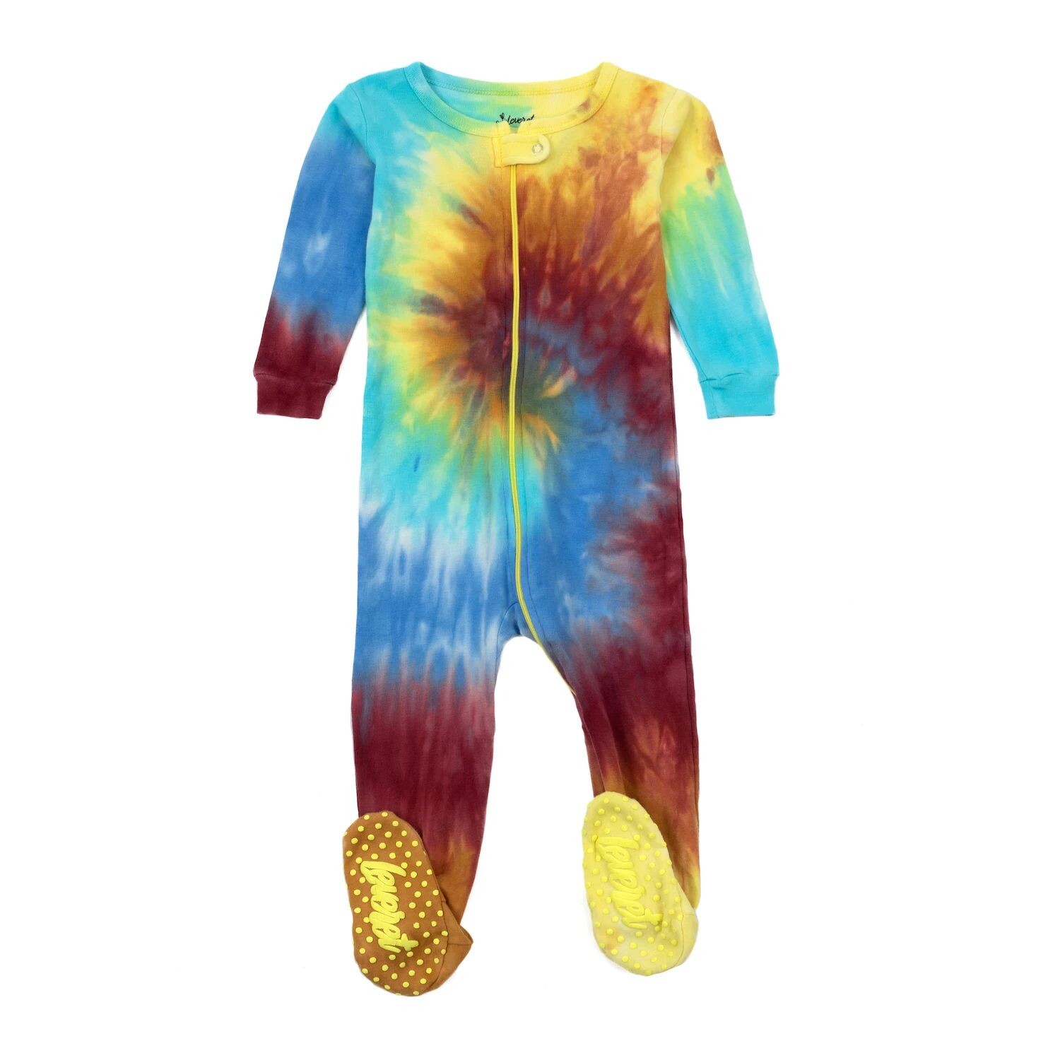 Хлопковая пижама для мальчиков Leveret Tie Dye для мальчиков Leveret — фото 2