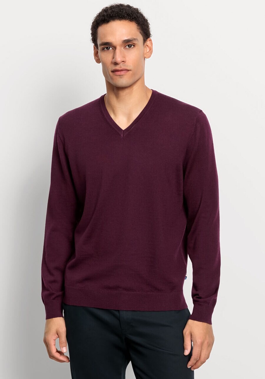 

Свитер с v-образным вырезом OLYMP Sweater, фиолетовый