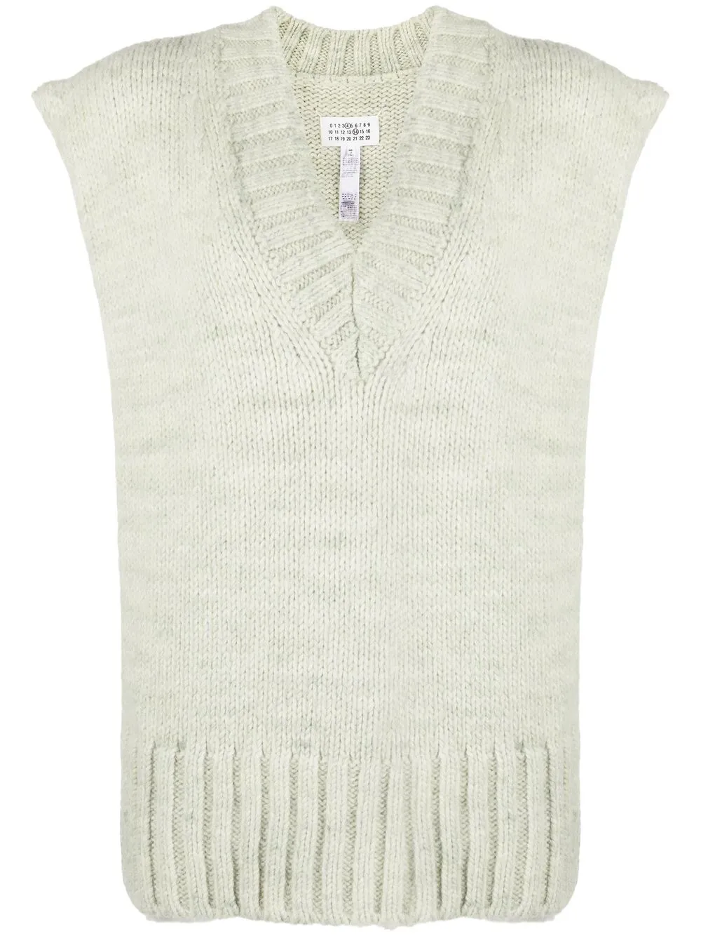 

Трикотажный топ Botanical Dye MAISON MARGIELA, зеленый