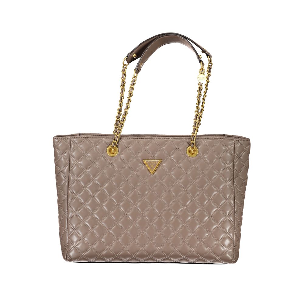 

Бежевая полиэтиленовая сумка Guess Shoes