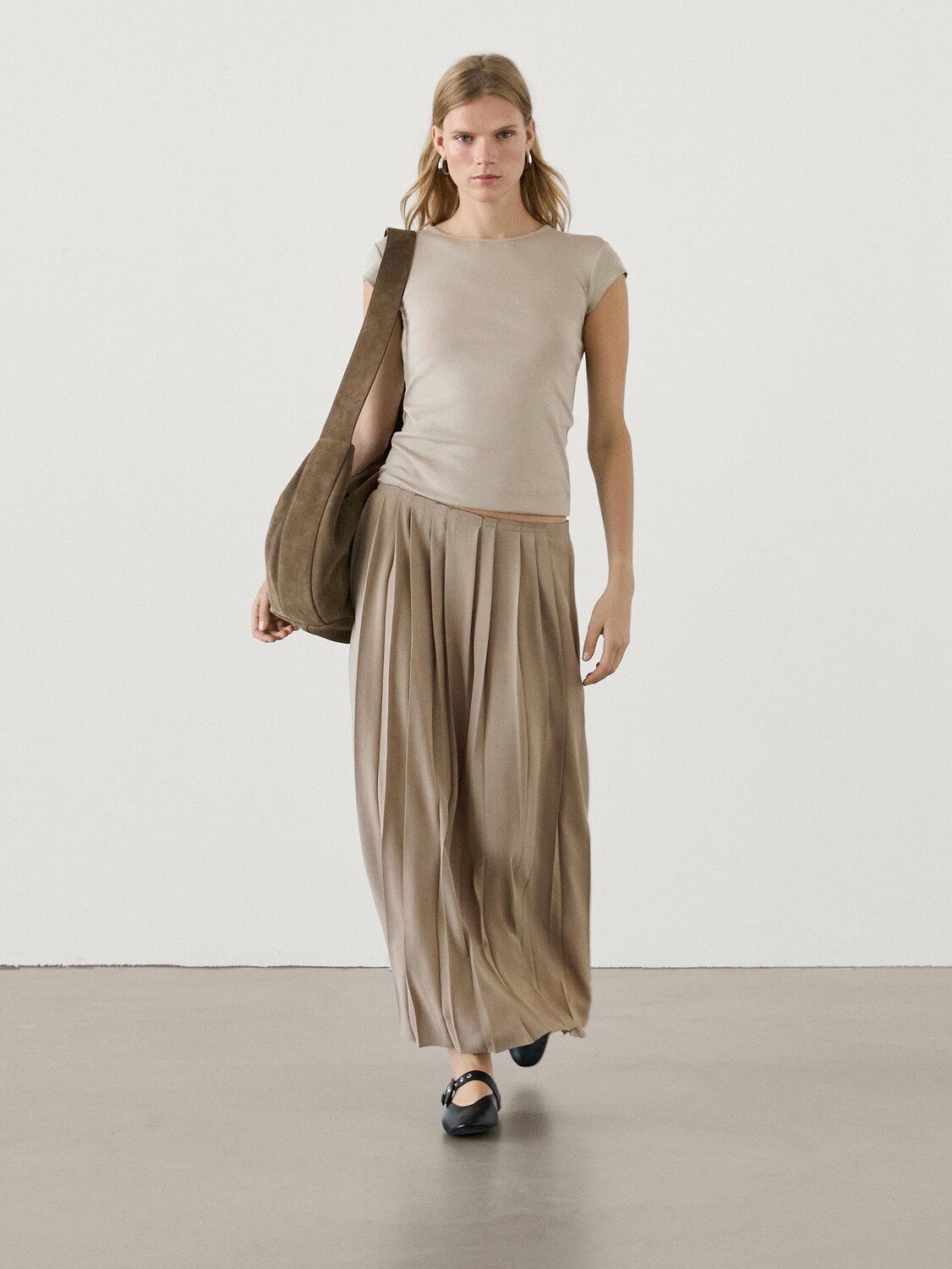 

Футболка с коротким рукавом Massimo Dutti, серый