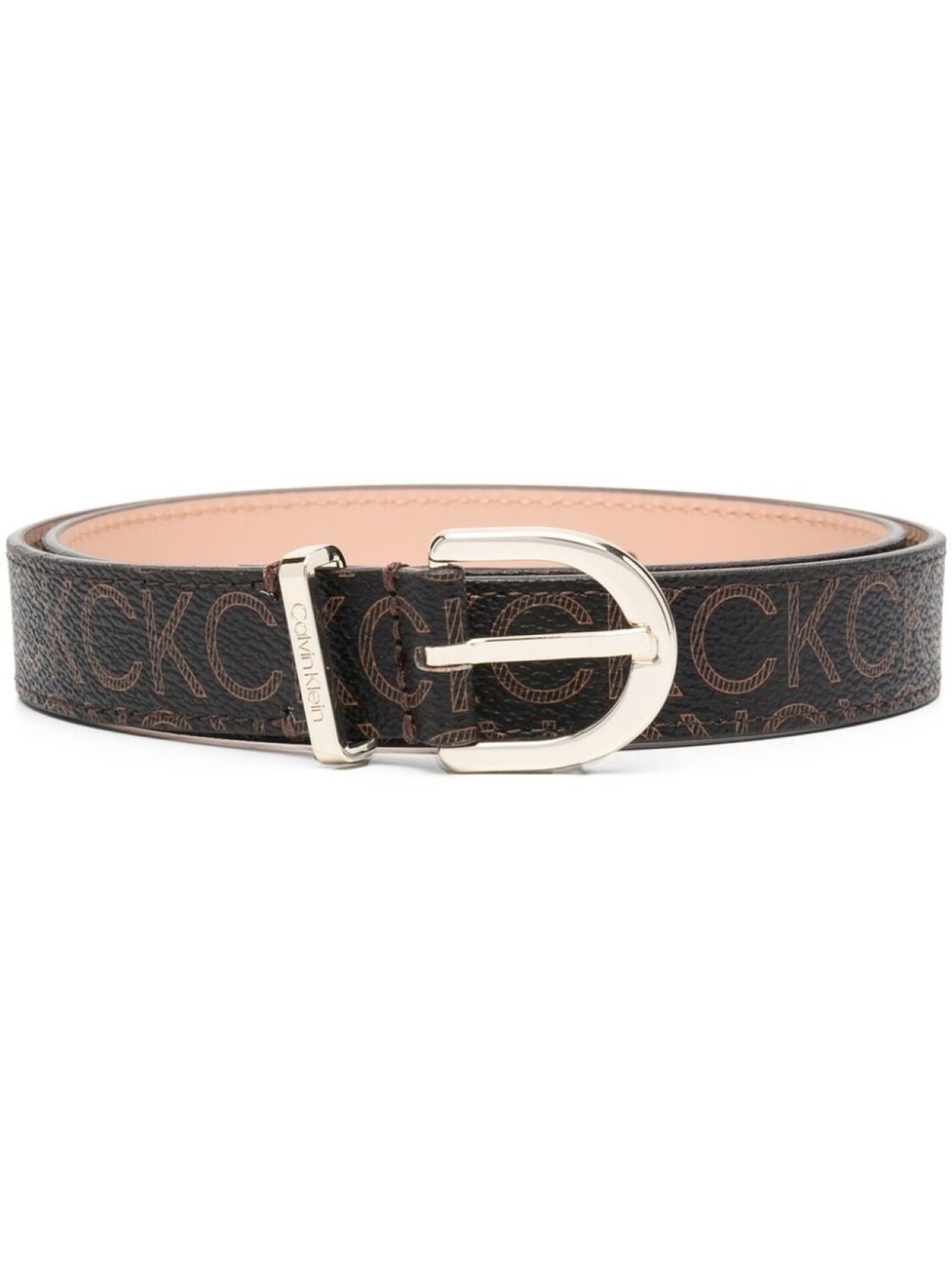 

Calvin Klein ремень с логотипом, коричневый