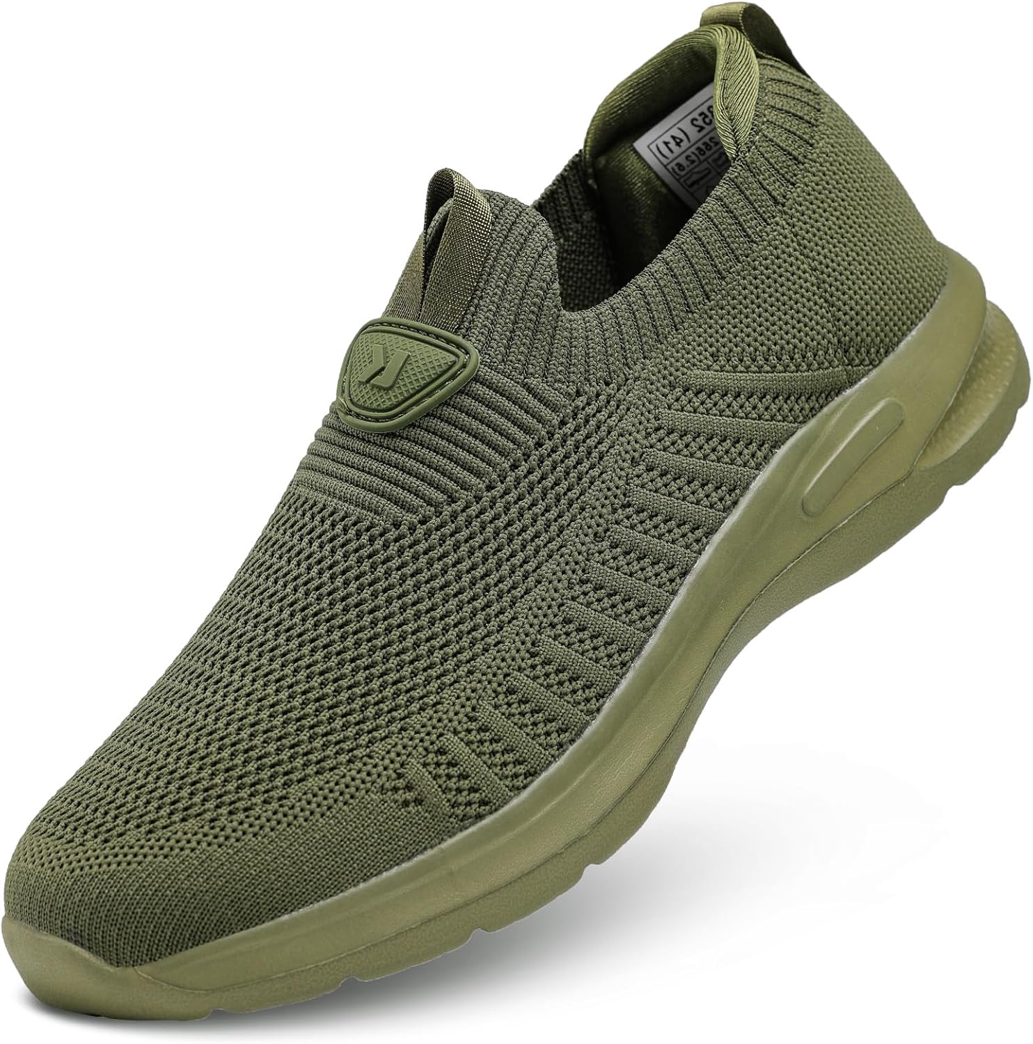 

Мужские кроссовки для ходьбы Легкие дышащие сетчатые беговые кроссовки Слипоны Модные теннисные кроссовки Комфортные для тренажерного зала и тренировок Мужская обувь Hetohec, зеленый