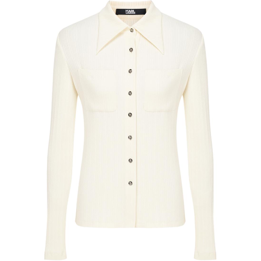 

Рубашка KARL LAGERFELD FW25 женская KARL LAGERFELD/Karl Lagerfeld Jeans, белый