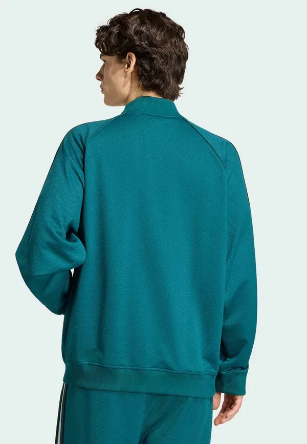 Тренировочная куртка Adidas Originals, насыщенный зелёный — фото 2