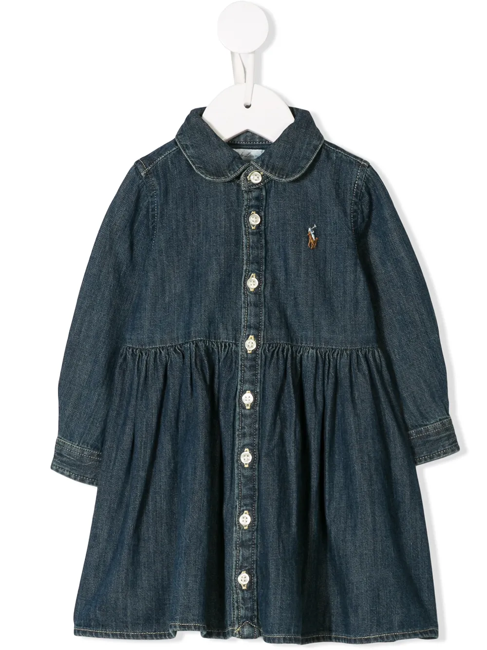 

Комплект из джинсовой рубашки и панталон POLO RALPH LAUREN KIDS, синий