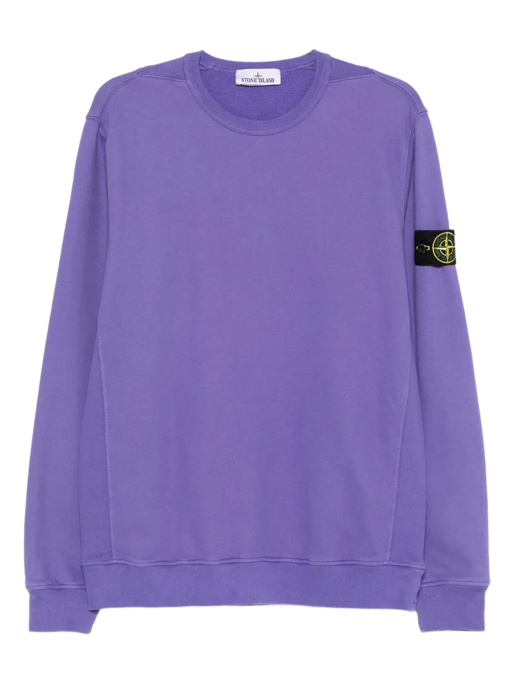 

Толстовка с круглым вырезом и нашивкой-логотипом Stone Island, фиолетовый