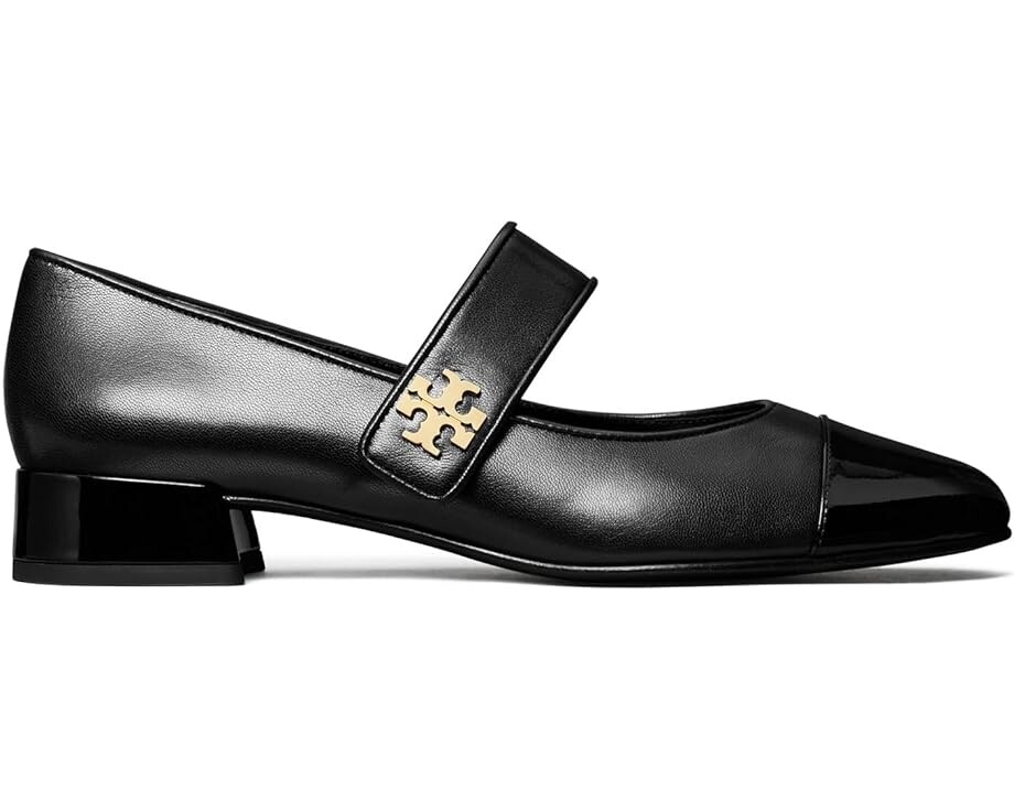 Туфли на плоской подошве Tory Burch Cap-Toe Mary Jane Heel Ballet 25mm, цвет Perfect Black/Perfect Black — фото 3