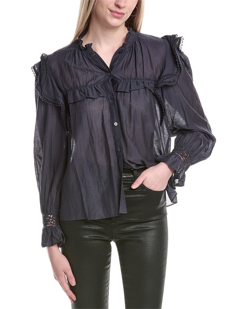 

Кружевной топ Isabel Marant Etoile Isabel Marant Étoile, черный