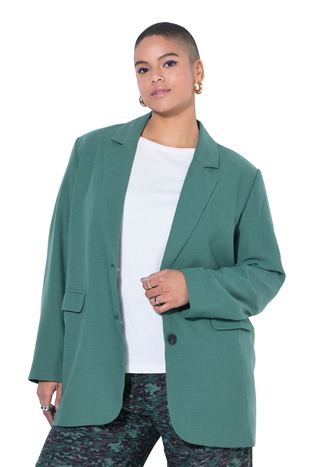 

Studio Untold Блейзер в темно-зеленом цвете