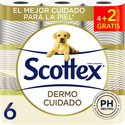 

Дермо Уход 6 Рулонов Scottex