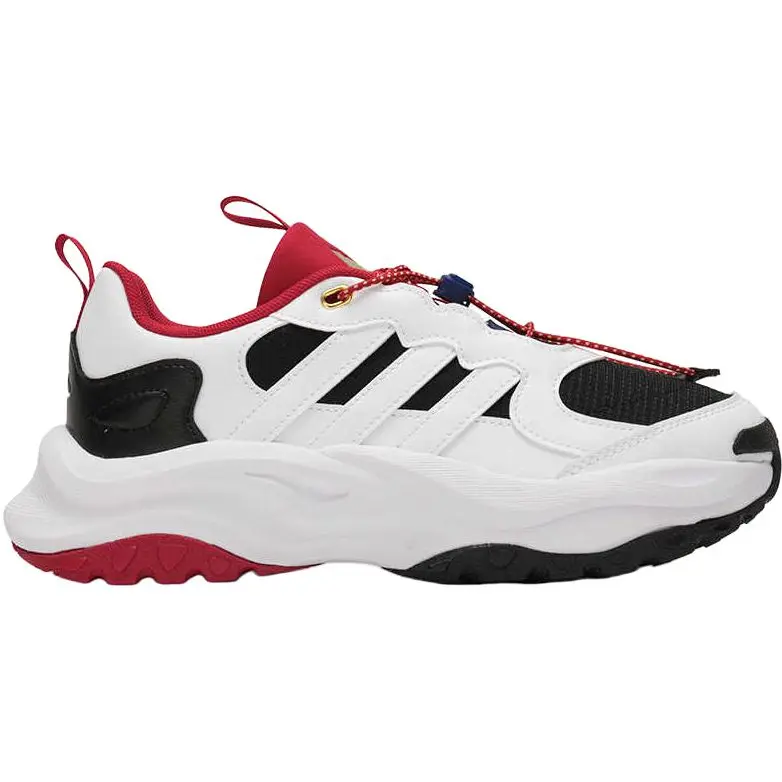 Adidas Maxxwavy дышащие низкие детские повседневные кроссовки white — фото 3
