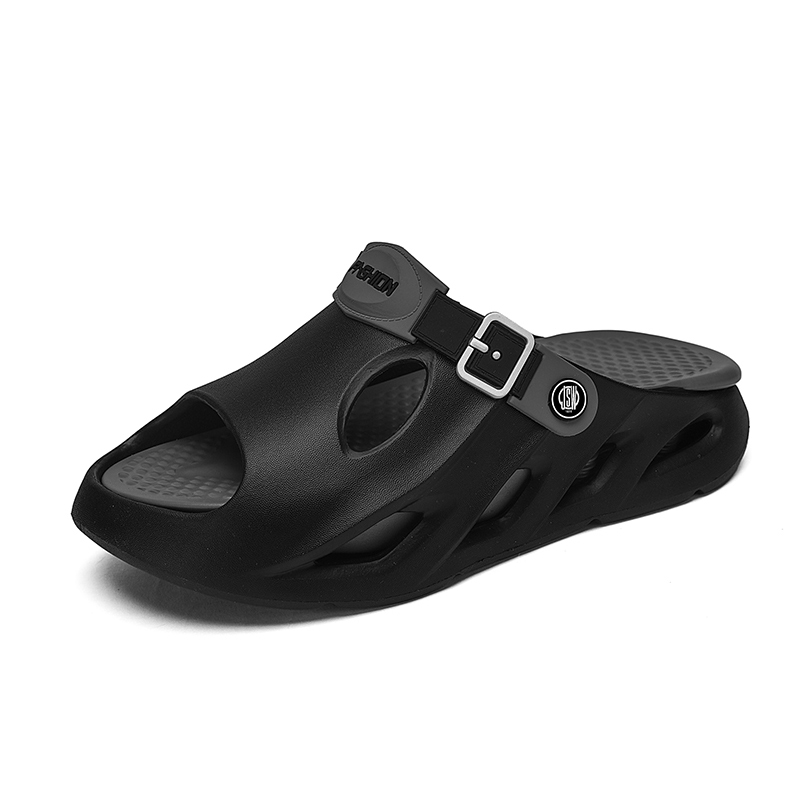 

JEANSWEST Пляжные сандалии мужские черно-серые, цвет Black Gray