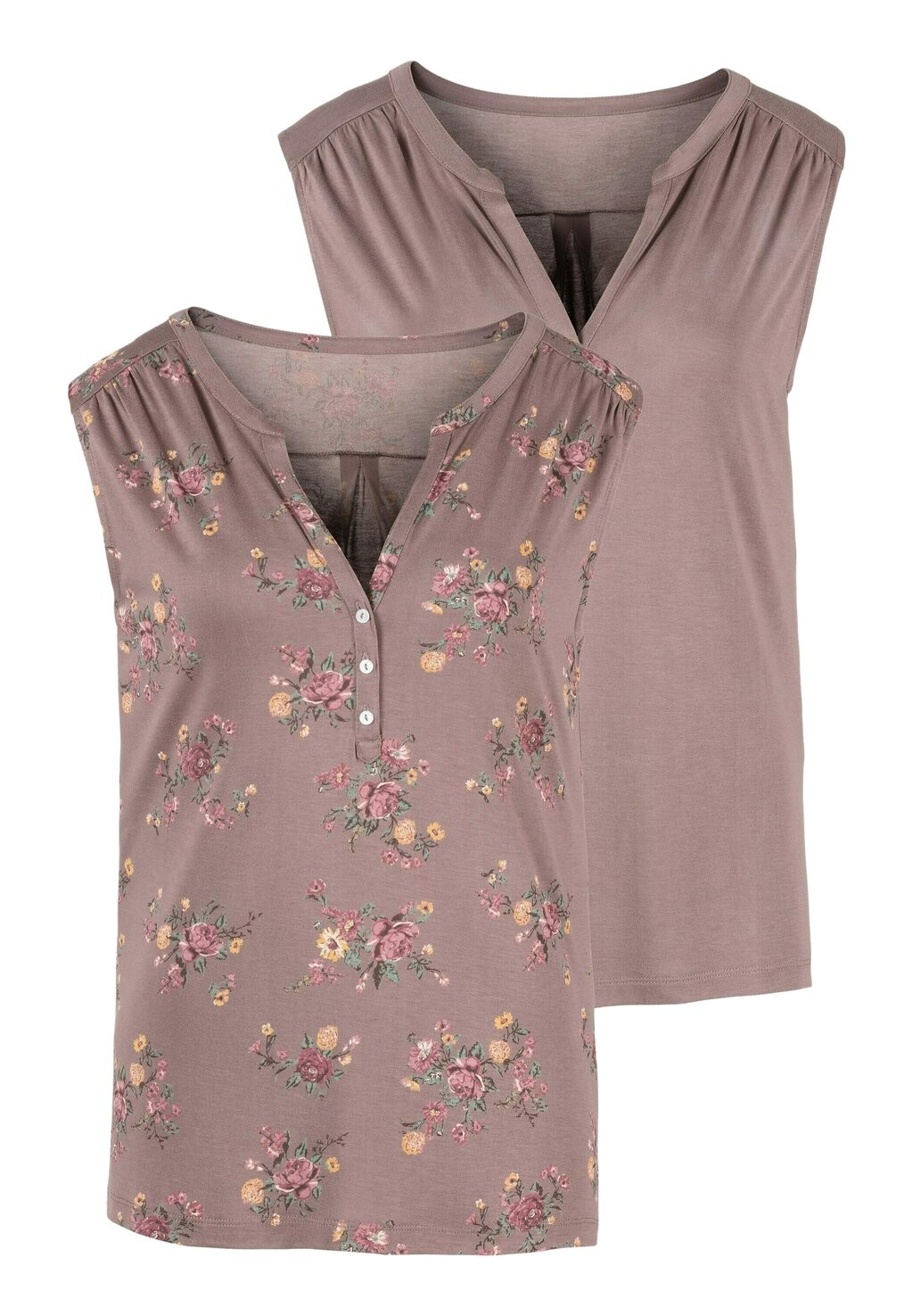 

Топ 2 PACK LASCANA, цвет taupe