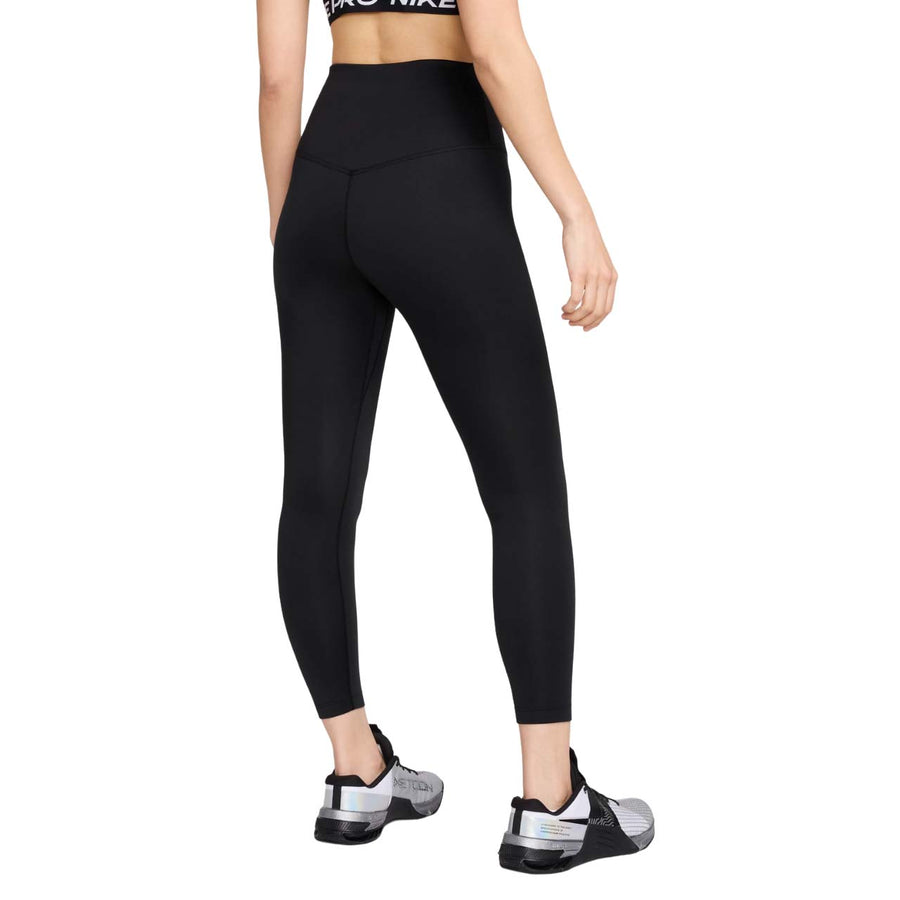 Леггинсы (WMNS) Nike Therma-FIT One High Waisted 7/8 Leggings Asia Sizing 'Black', черный — фото 2