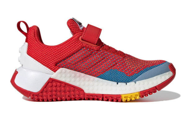 Кроссовки lego x sport pro j 'red white' Adidas, красный — фото 2