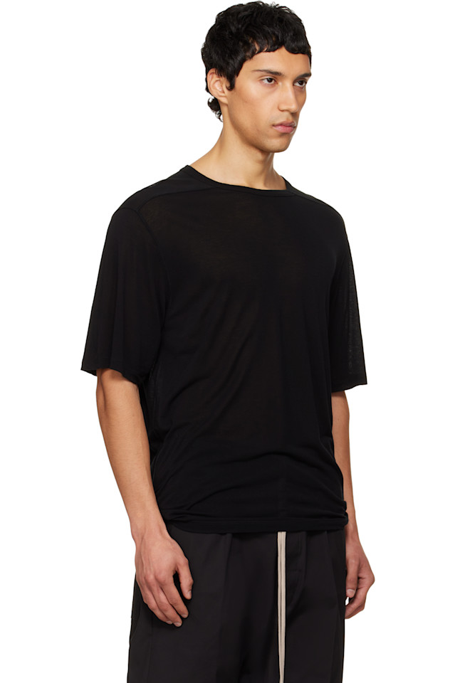 Шелковая футболка Temple Brad Rick Owens, черный — фото 2
