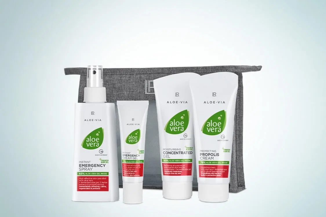 Набор для специального ухода LR Aloe Vera (гель-концентрат, крем с прополисом, спрей-скорая помощь, крем-скорая помощь) Lr Health & Beauty