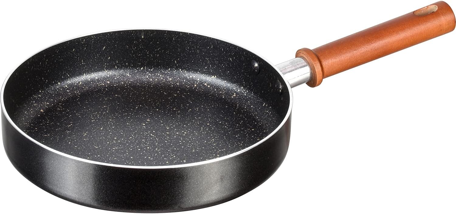 

RB-2135 Сковорода Cook Take, 7,9 дюйма (20 см), сотейник, пельмени, Гамбург, совместимая с индукцией и газом WAHEI FREIZ, Black (Black 19-3911Tcx)
