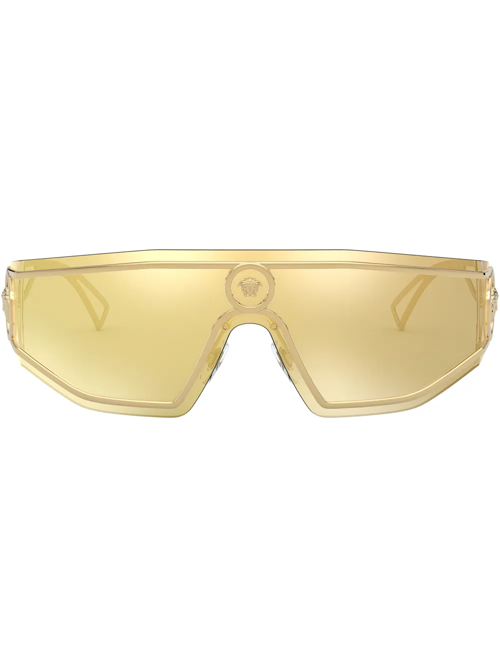 

Солнцезащитные очки-маска V-Powerful Versace Eyewear, золотой