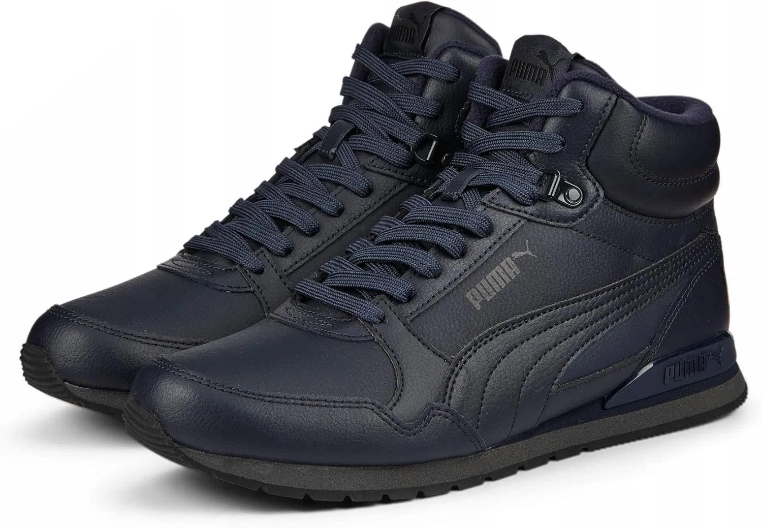 Мужские кроссовки PUMA ST Runner v3 Mid L Parisian Night Trainers темно-синего цвета (387638 04), теплые — фото 2