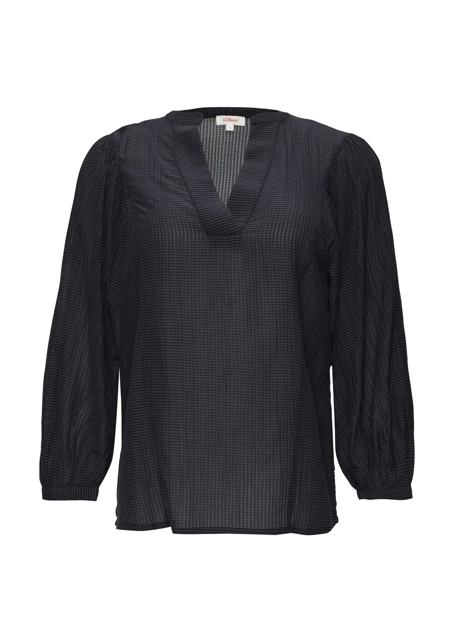 

Блузка с коротким рукавом s.Oliver Blouse, темно-синий