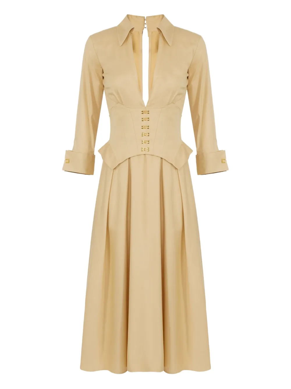 

Платье с логотипом Elisabetta Franchi, желтый