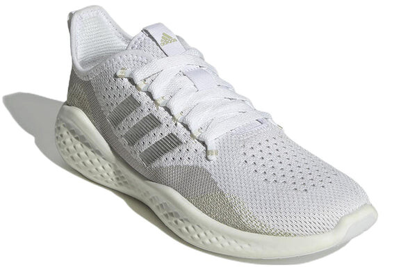 Кроссовки (WMNS) adidas Fluidflow 2.0 'Aluminium Matte Silver', белый — фото 3