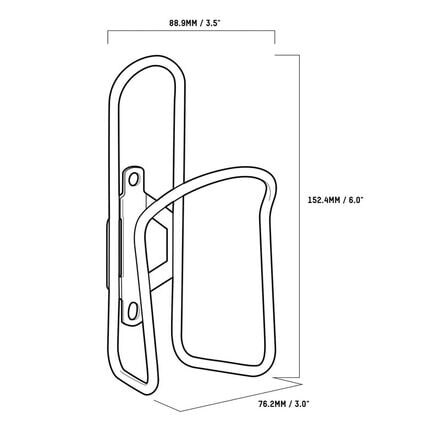 

Клетка для бутылки с водой Comp Blackburn, серый