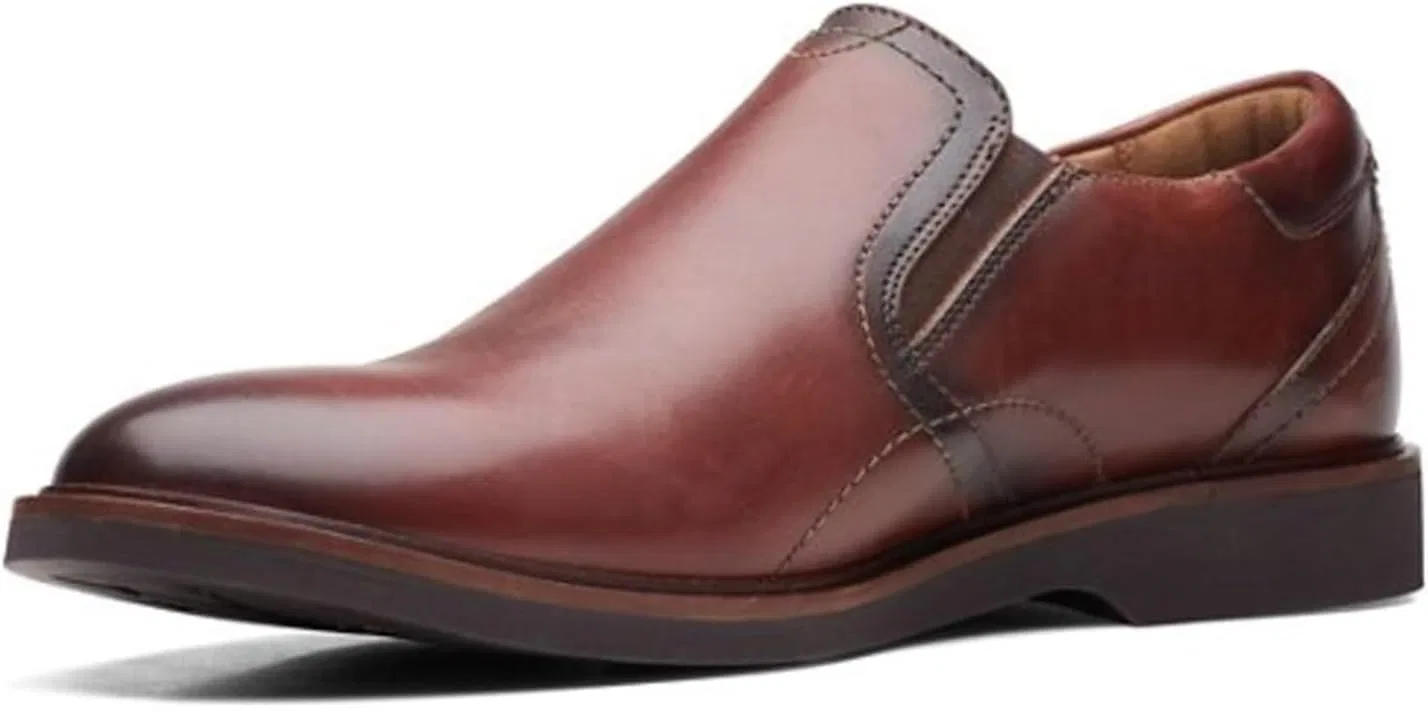 Лоферы Clarks Malwood, коричневая кожа — фото 4
