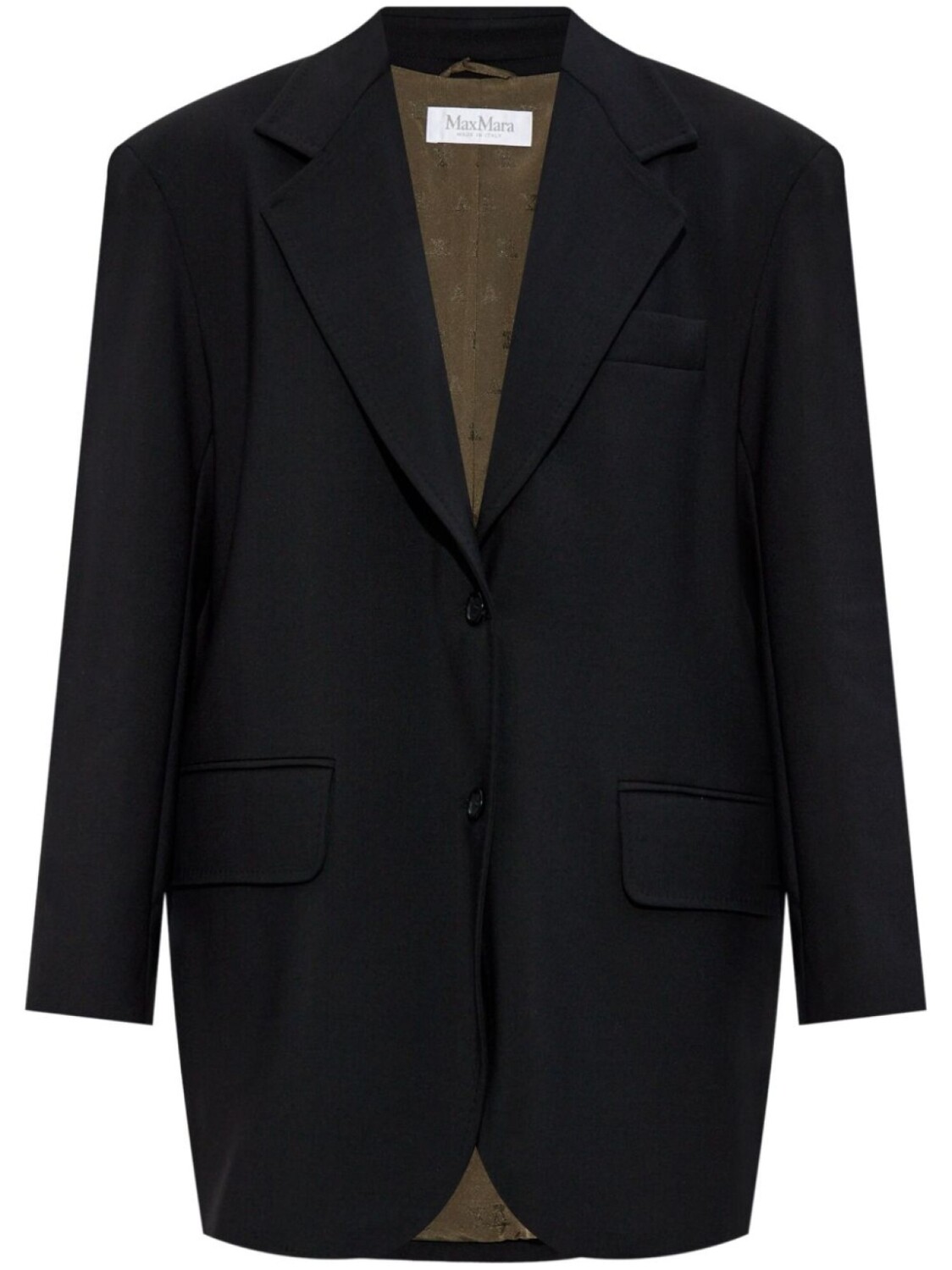 

Однобортный пиджак Max Mara, черный