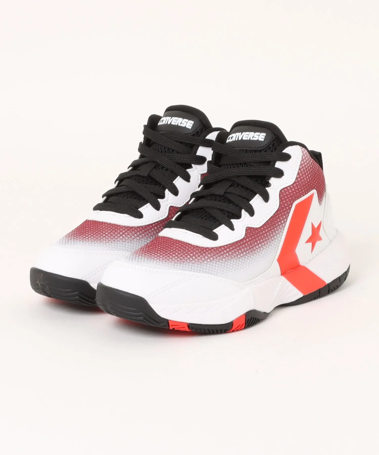 Детские баскетбольные кроссовки CONVERSE VICSTAR MID красно-белые