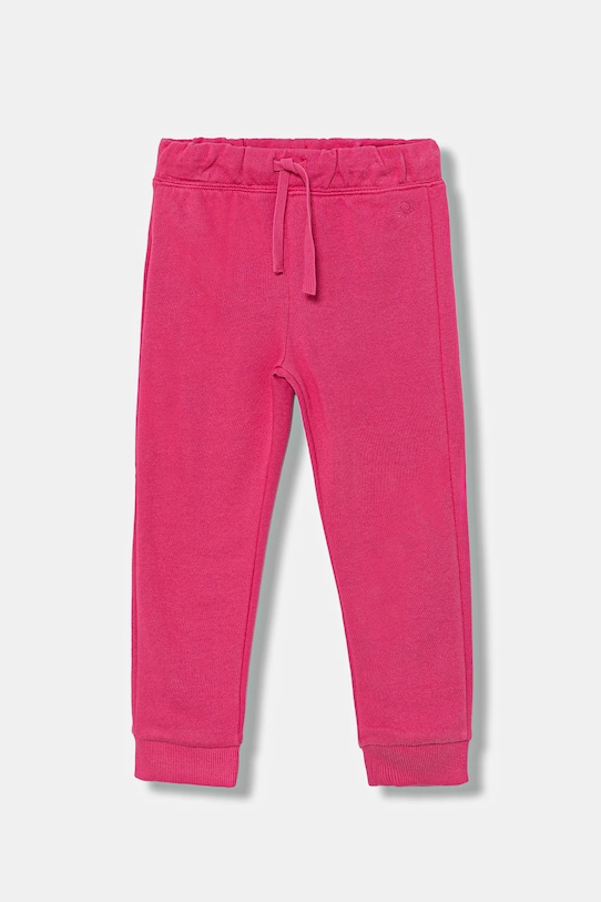 

Детские хлопковые спортивные штаны United Colors Of Benetton, розовый
