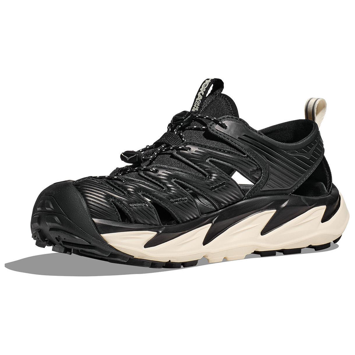 HOKA ONE ONE Хопары черный алебастр — черный/слоновая кость белый, цвет Black/Ivory White — фото 3