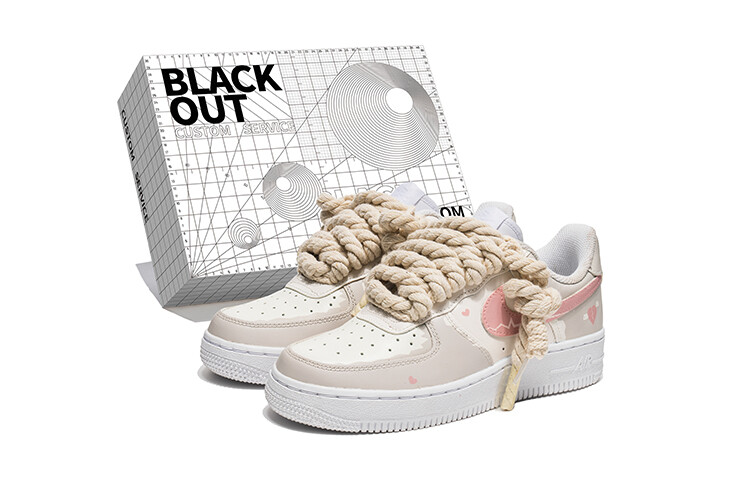 

Кроссовки Nike Air Force 1 Skateboard Shoes Women's Low-Top Gray Pink