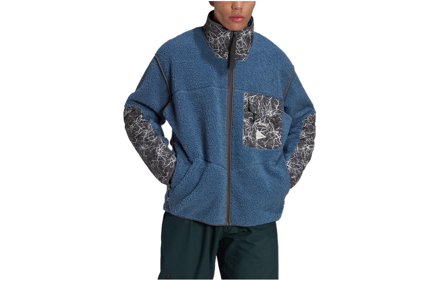 

And Wander Terrex Velvet Jacket Men Grey Adidas, серый
