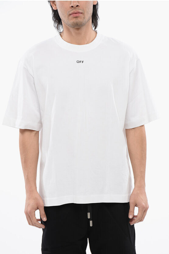 

Футболка с контрастным логотипом Off-White For Ever, белый