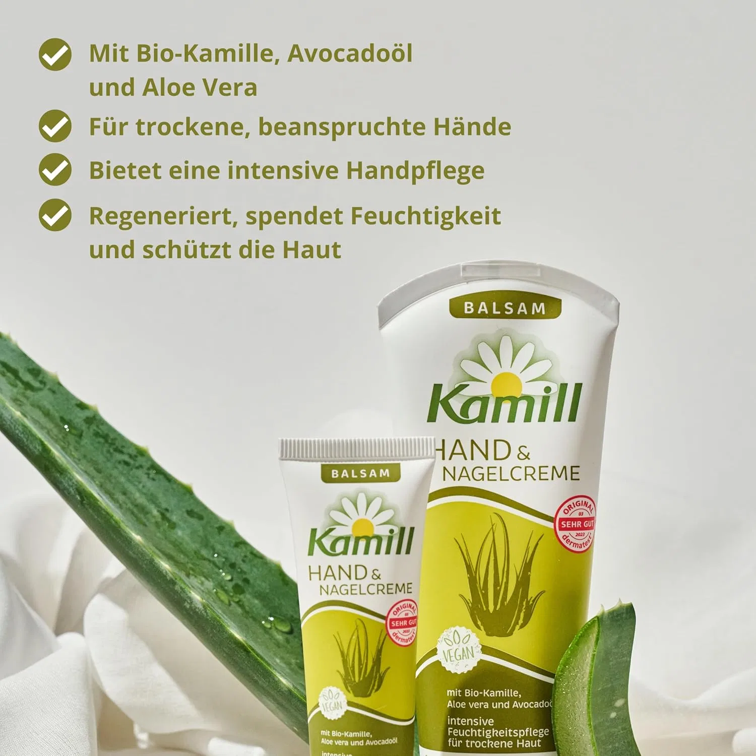 Набор бальзамов для рук и ногтей Kamill с авокадо и алоэ вера, 10 шт. Kamill — фото 2