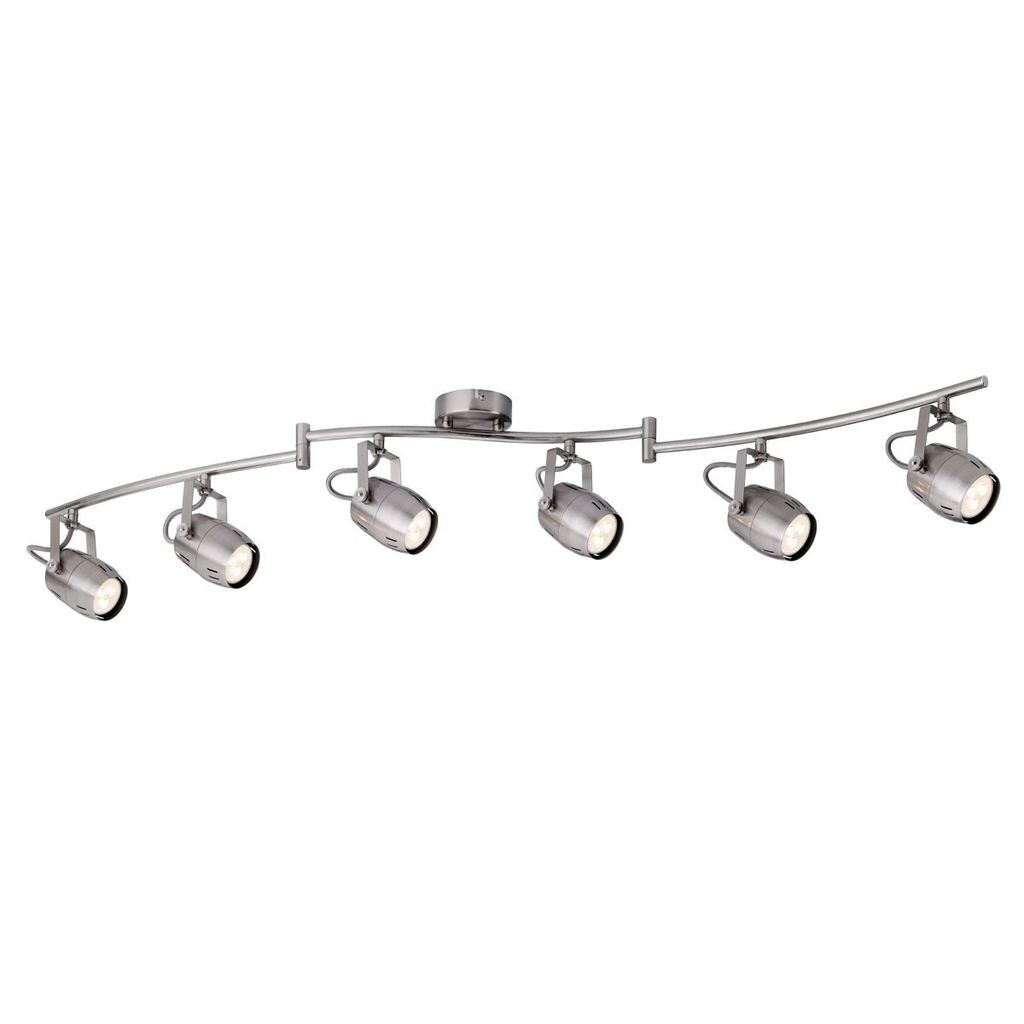 

Прожектор Paulmann Gamma LED 6x3,5Вт GU10 230В матовый никель металл6503, серебро