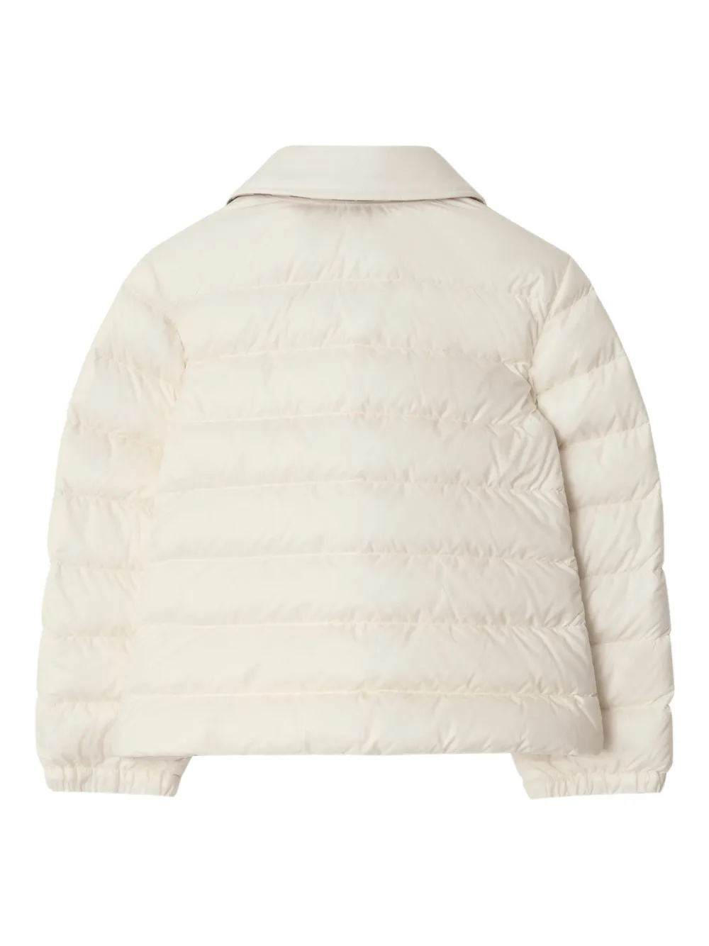 Стеганая куртка с нашивкой в виде шашечек BURBERRY KIDS, нейтральный — фото 2