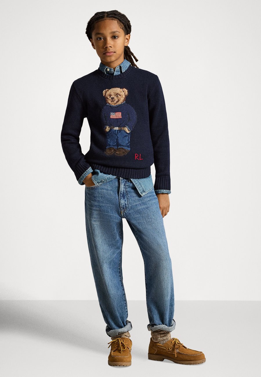 Джемпер Polo Ralph Lauren POLO BEAR COTTON SWEATER 7-14Y, Navy/Dark Blue — фото 2