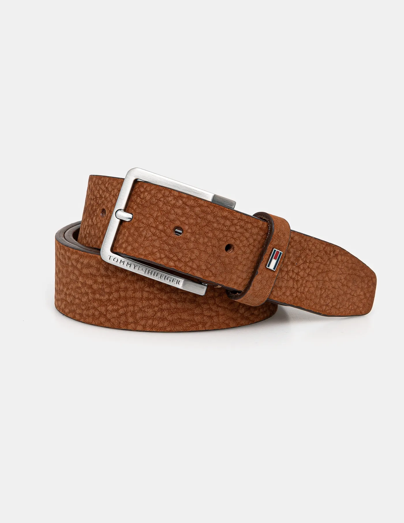 

Кожаный ремень Tommy Hilfiger, коричневый