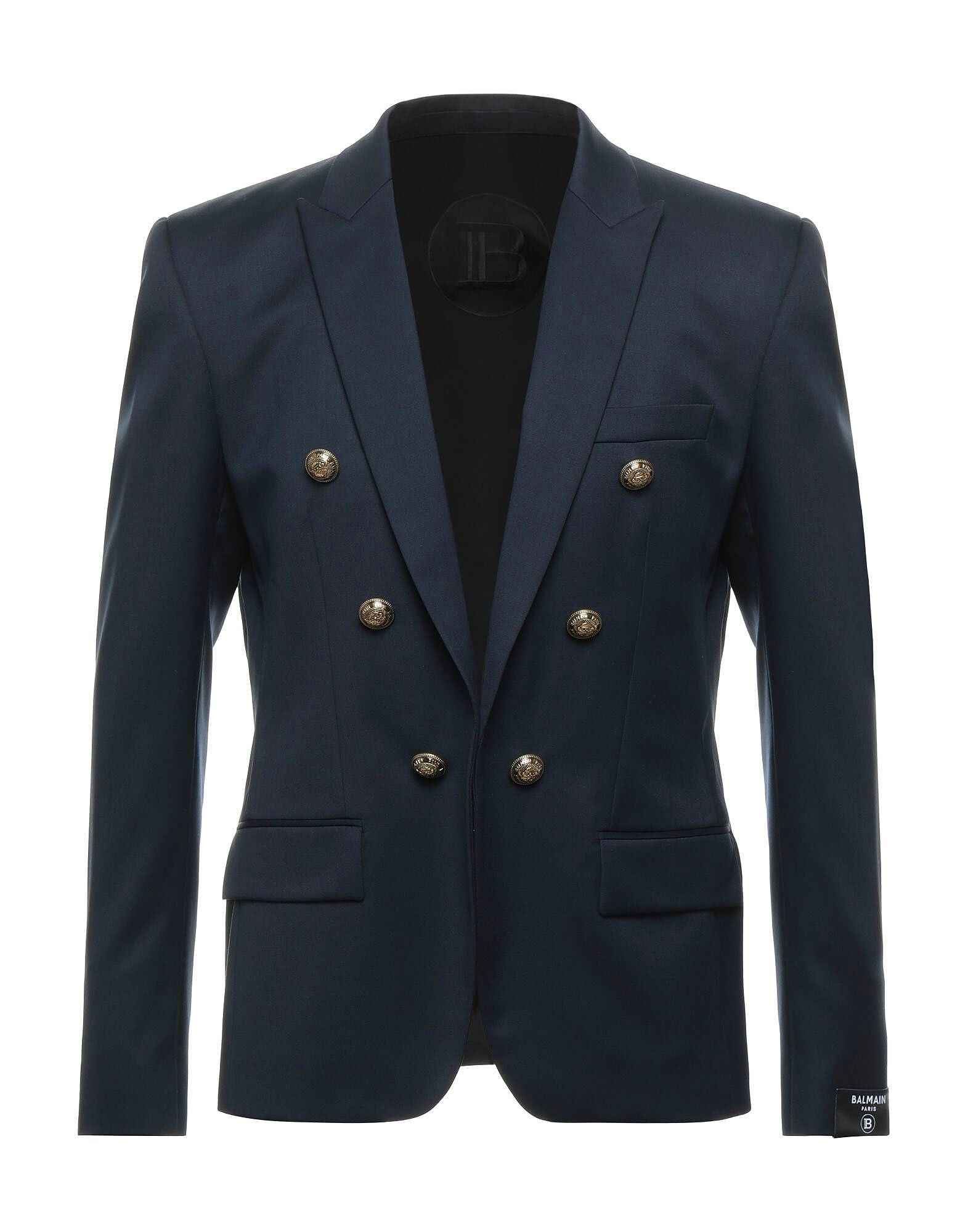 

Блейзер Balmain, полуночно-синий