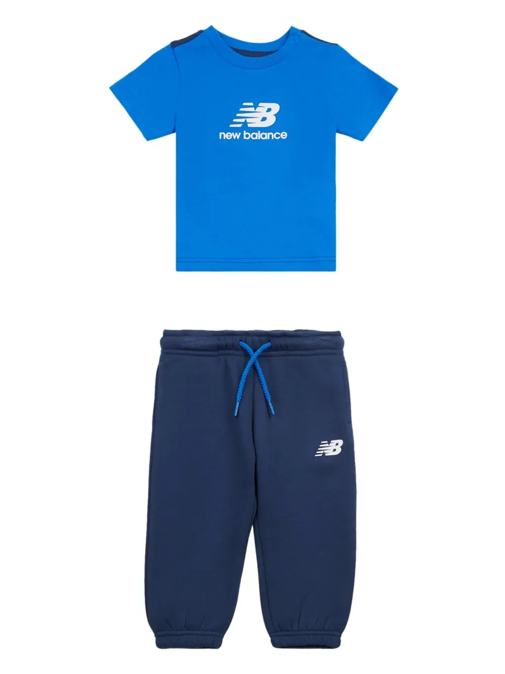 Спортивный костюм с логотипом New Balance Kids, синий