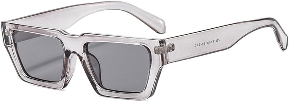 

Модные маленькие прямоугольные мужские солнцезащитные очки в стиле ретро, ​​гелевые солнцезащитные очки UV400, женские солнцезащитные очки «кошачий глаз» HHZZYVY, Gray Gray