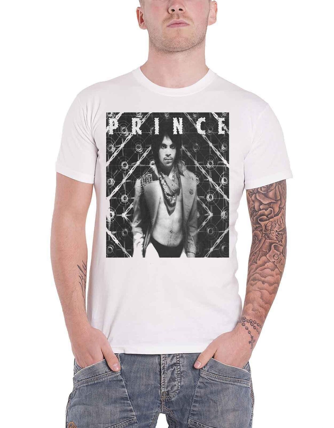 

Футболка «Грязный разум» Prince, белый